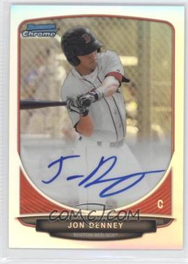 2013 Bowman Draft Picks & Prospects - Chrome Prospect Autographs - Refractor #BCA-JD - Jon Denney