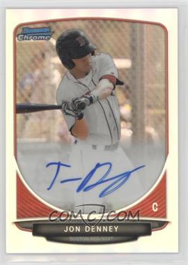 2013 Bowman Draft Picks & Prospects - Chrome Prospect Autographs - Refractor #BCA-JD - Jon Denney