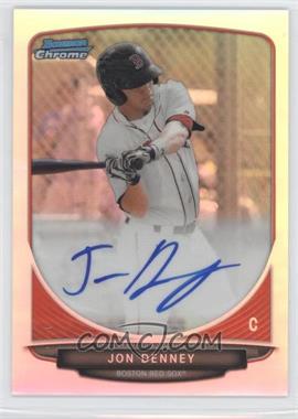 2013 Bowman Draft Picks & Prospects - Chrome Prospect Autographs - Refractor #BCA-JD - Jon Denney