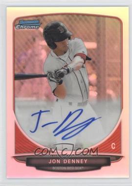 2013 Bowman Draft Picks & Prospects - Chrome Prospect Autographs - Refractor #BCA-JD - Jon Denney