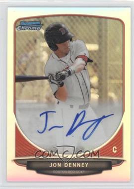 2013 Bowman Draft Picks & Prospects - Chrome Prospect Autographs - Refractor #BCA-JD - Jon Denney