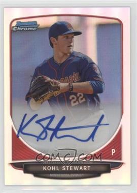 2013 Bowman Draft Picks & Prospects - Chrome Prospect Autographs - Refractor #BCA-KS - Kohl Stewart