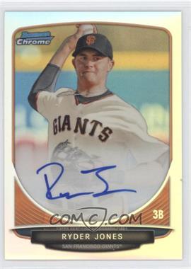 2013 Bowman Draft Picks & Prospects - Chrome Prospect Autographs - Refractor #BCA-RJ - Ryder Jones