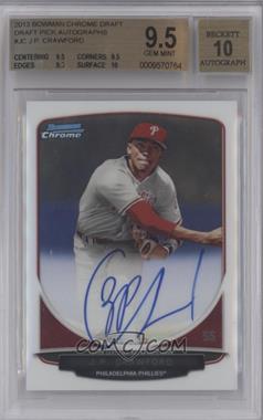 2013 Bowman Draft Picks & Prospects - Chrome Prospect Autographs #BCA-JC - J.P. Crawford [BGS 9.5 GEM MINT]