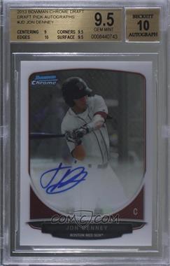 2013 Bowman Draft Picks & Prospects - Chrome Prospect Autographs #BCA-JD - Jon Denney [BGS 9.5 GEM MINT]