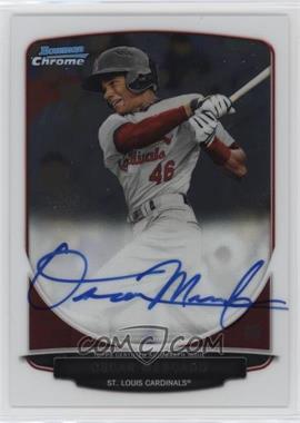 2013 Bowman Draft Picks & Prospects - Chrome Prospect Autographs #BCA-OM - Oscar Mercado