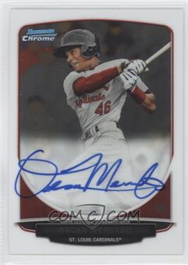 2013 Bowman Draft Picks & Prospects - Chrome Prospect Autographs #BCA-OM - Oscar Mercado