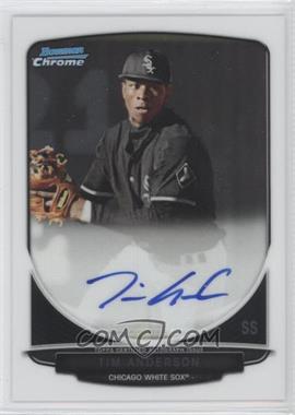 2013 Bowman Draft Picks & Prospects - Chrome Prospect Autographs #BCA-TA - Tim Anderson