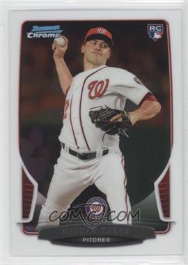 2013 Bowman Draft Picks & Prospects - Chrome #3 - Nate Karns