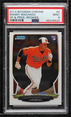 2013 Bowman Draft Picks & Prospects - Chrome #4 - Manny Machado [PSA 9 MINT]