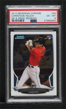 2013 Bowman Draft Picks & Prospects - Chrome #40 - Christian Yelich [PSA 6 EX‑MT]