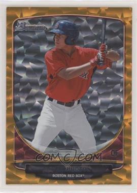 2013 Bowman Draft Picks & Prospects - Draft Picks - Orange Ice #BDPP86 - Bryan Hudson /5