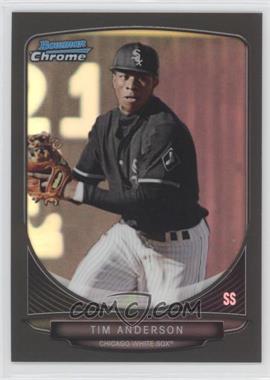 2013 Bowman Draft Picks & Prospects - Draft Picks Chrome - Black Refractor #BDPP13 - Tim Anderson /35