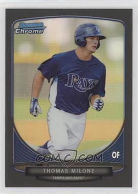 2013 Bowman Draft Picks & Prospects - Draft Picks Chrome - Black Refractor #BDPP42 - Thomas Milone /35