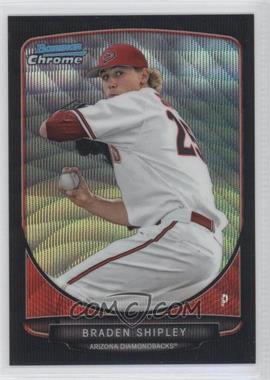 2013 Bowman Draft Picks & Prospects - Draft Picks Chrome - Black Wave Refractor #BDPP12 - Braden Shipley