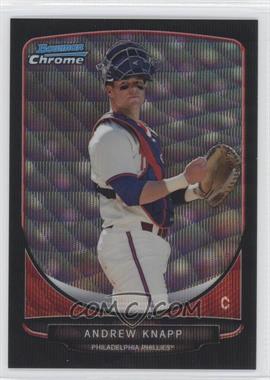 2013 Bowman Draft Picks & Prospects - Draft Picks Chrome - Black Wave Refractor #BDPP17 - Andrew Knapp