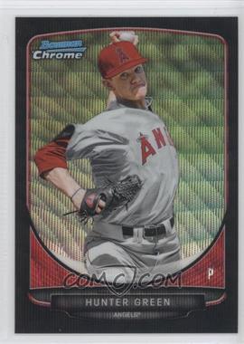 2013 Bowman Draft Picks & Prospects - Draft Picks Chrome - Black Wave Refractor #BDPP24 - Hunter Green