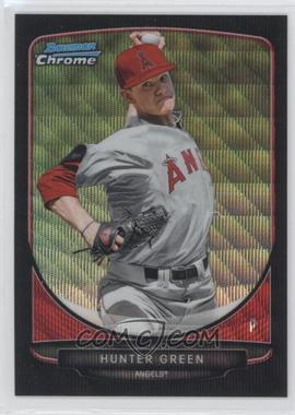 2013 Bowman Draft Picks & Prospects - Draft Picks Chrome - Black Wave Refractor #BDPP24 - Hunter Green