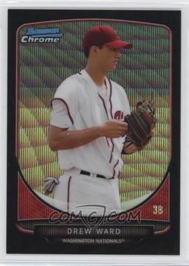 2013 Bowman Draft Picks & Prospects - Draft Picks Chrome - Black Wave Refractor #BDPP41 - Drew Ward