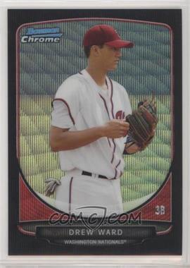 2013 Bowman Draft Picks & Prospects - Draft Picks Chrome - Black Wave Refractor #BDPP41 - Drew Ward