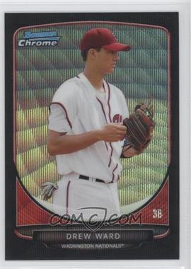 2013 Bowman Draft Picks & Prospects - Draft Picks Chrome - Black Wave Refractor #BDPP41 - Drew Ward