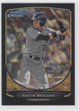 2013 Bowman Draft Picks & Prospects - Draft Picks Chrome - Black Wave Refractor #BDPP5 - Austin Meadows