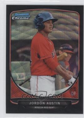 2013 Bowman Draft Picks & Prospects - Draft Picks Chrome - Black Wave Refractor #BDPP60 - Jordon Austin