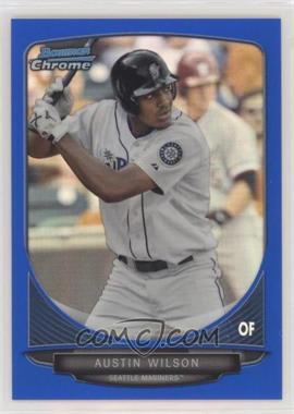 2013 Bowman Draft Picks & Prospects - Draft Picks Chrome - Blue Refractor #BDPP105 - Austin Wilson /99