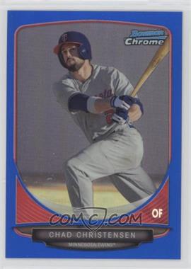 2013 Bowman Draft Picks & Prospects - Draft Picks Chrome - Blue Refractor #BDPP118 - Chad Christensen /99