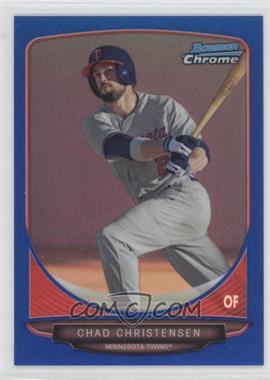 2013 Bowman Draft Picks & Prospects - Draft Picks Chrome - Blue Refractor #BDPP118 - Chad Christensen /99