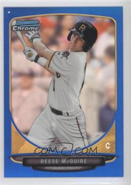 2013 Bowman Draft Picks & Prospects - Draft Picks Chrome - Blue Refractor #BDPP27 - Reese McGuire /99