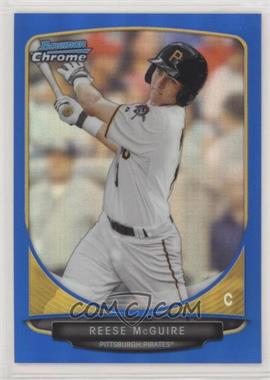 2013 Bowman Draft Picks & Prospects - Draft Picks Chrome - Blue Refractor #BDPP27 - Reese McGuire /99