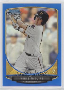 2013 Bowman Draft Picks & Prospects - Draft Picks Chrome - Blue Refractor #BDPP27 - Reese McGuire /99