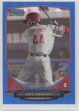 2013 Bowman Draft Picks & Prospects - Draft Picks Chrome - Blue Refractor #BDPP46 - Jake Sweaney /99