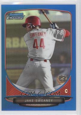 2013 Bowman Draft Picks & Prospects - Draft Picks Chrome - Blue Refractor #BDPP46 - Jake Sweaney /99