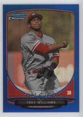 2013 Bowman Draft Picks & Prospects - Draft Picks Chrome - Blue Refractor #BDPP63 - Trey Williams /99