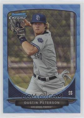 2013 Bowman Draft Picks & Prospects - Draft Picks Chrome - Blue Wave Refractor #BDPP10 - Dustin Peterson