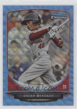 2013 Bowman Draft Picks & Prospects - Draft Picks Chrome - Blue Wave Refractor #BDPP36 - Oscar Mercado