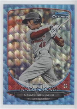 2013 Bowman Draft Picks & Prospects - Draft Picks Chrome - Blue Wave Refractor #BDPP36 - Oscar Mercado