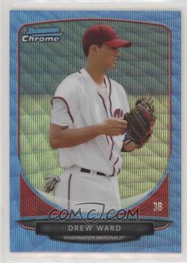 2013 Bowman Draft Picks & Prospects - Draft Picks Chrome - Blue Wave Refractor #BDPP41 - Drew Ward