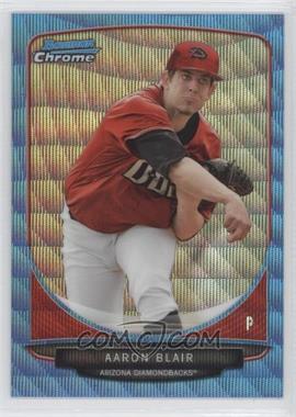 2013 Bowman Draft Picks & Prospects - Draft Picks Chrome - Blue Wave Refractor #BDPP9 - Aaron Blair