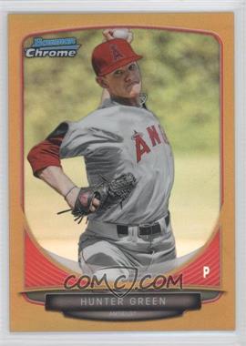 2013 Bowman Draft Picks & Prospects - Draft Picks Chrome - Gold Refractor #BDPP24 - Hunter Green /50