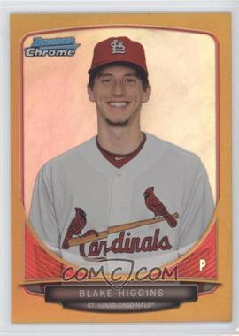 2013 Bowman Draft Picks & Prospects - Draft Picks Chrome - Gold Refractor #BDPP90 - Blake Higgins /50