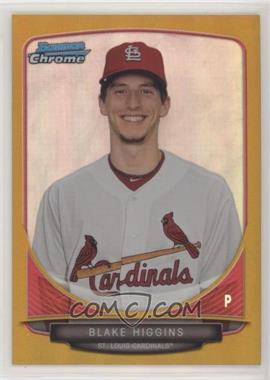 2013 Bowman Draft Picks & Prospects - Draft Picks Chrome - Gold Refractor #BDPP90 - Blake Higgins /50