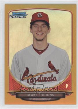 2013 Bowman Draft Picks & Prospects - Draft Picks Chrome - Gold Refractor #BDPP90 - Blake Higgins /50