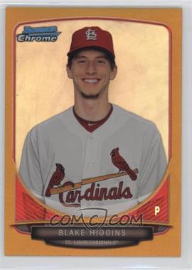 2013 Bowman Draft Picks & Prospects - Draft Picks Chrome - Gold Refractor #BDPP90 - Blake Higgins /50