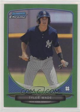 2013 Bowman Draft Picks & Prospects - Draft Picks Chrome - Green Refractor #BDPP52 - Tyler Wade /75