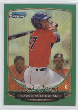 2013 Bowman Draft Picks & Prospects - Draft Picks Chrome - Green Refractor #BDPP61 - Jacob Nottingham /75