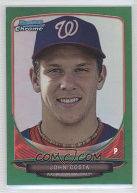 2013 Bowman Draft Picks & Prospects - Draft Picks Chrome - Green Refractor #BDPP81 - John Costa /75