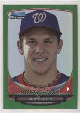 2013 Bowman Draft Picks & Prospects - Draft Picks Chrome - Green Refractor #BDPP81 - John Costa /75